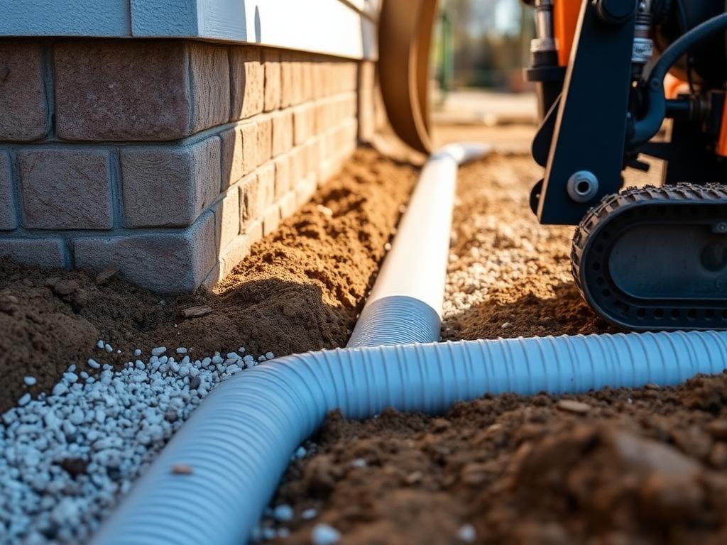Drain français, Bromont, résidentiel, juin 2025