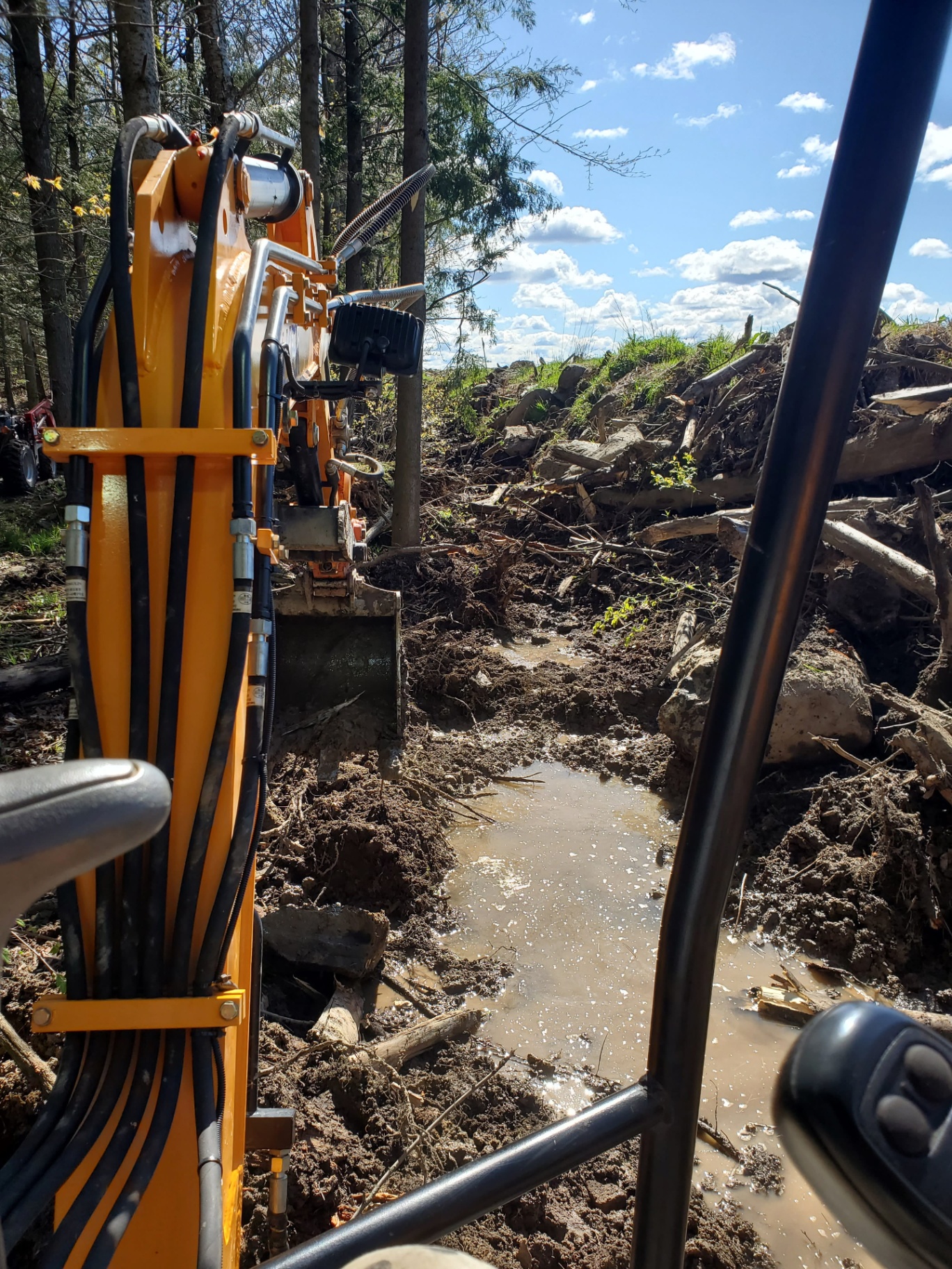 Chemin forestier, St-Joachim-de-Shefford, projet forestier